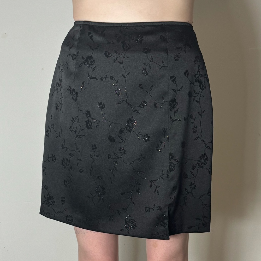 Glitter Mini Skirt